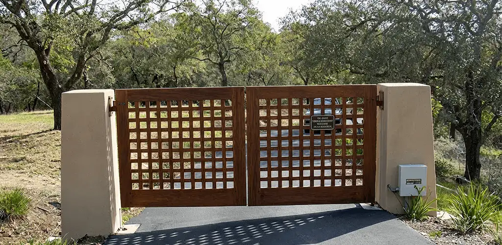 Driveway gate installation for a residential property in Lakewood, CO